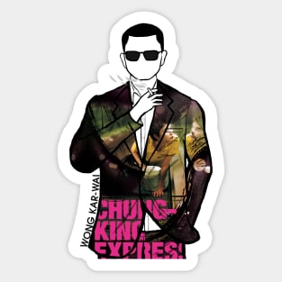 A Portrait of Wong Kar-Wai director of Chungking Express(1) Sticker